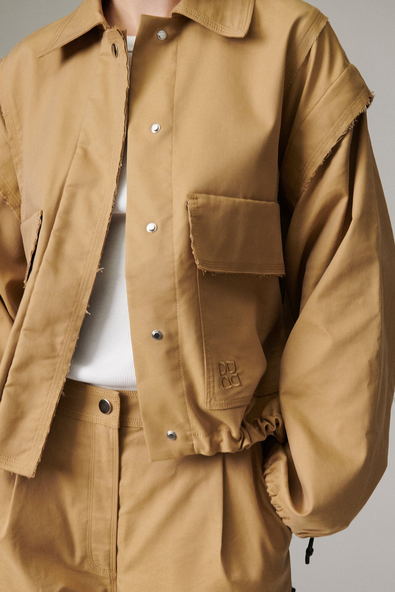 Stevens Canvas Deluxe skjorte/vest - 170836 ECRU OLIVE